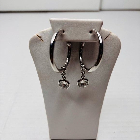 TOUCHSTONE Hoop Earrings - Picture 3 of 5